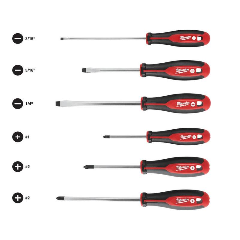 Milwaukee 15 in. PACKOUT Tool Bag/Tote with 6-Piece Screwdriver Set - 48-22-8321-48-22-2706