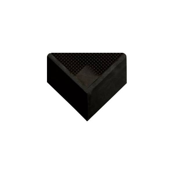 Tennesee Mat Co Wearwell Tall Wall Sanitizing Footbath Mat 212 Thick 212' x 314' Black - 222.2.5X32X39BK