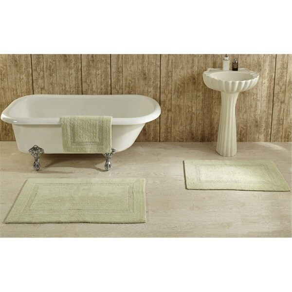 Better Trends Lux Bathrug, Sage - 21 x 34 in. - BALU2134SA