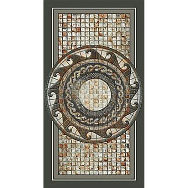 Versatraction VersaTraction's Kahuna Grip Bathmat - Mosaic Medallion - KG-RTMMDLN