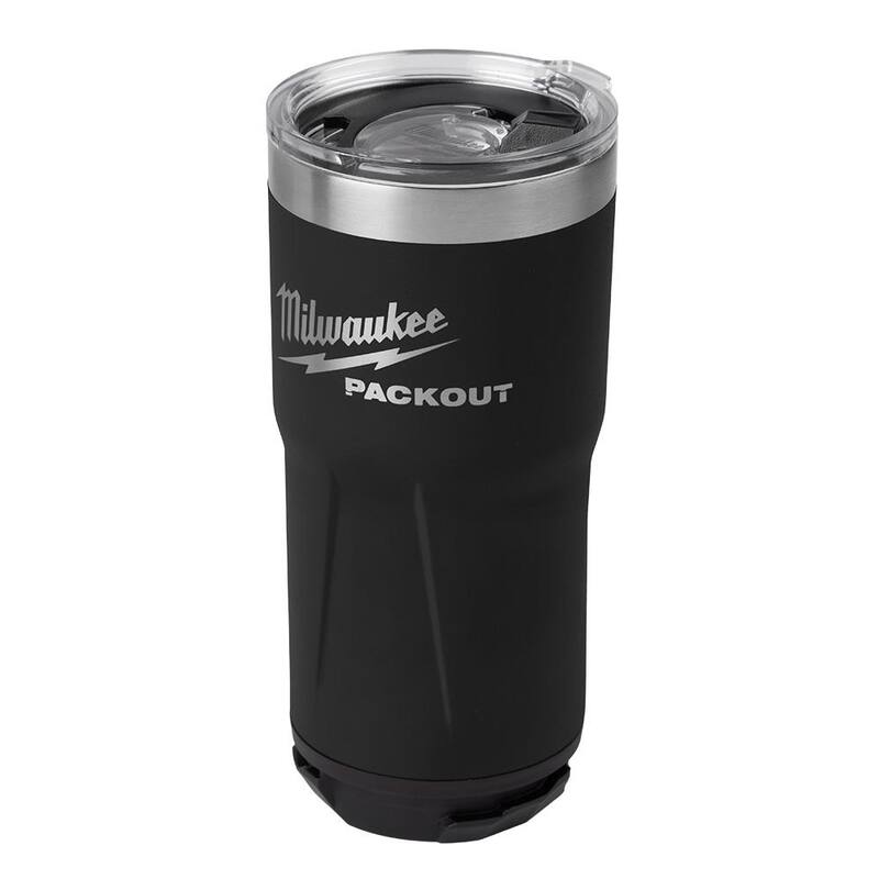 Milwaukee PACKOUT Black 20 oz. Tumbler 2PK - 48-22-8392B-48-22-8392B
