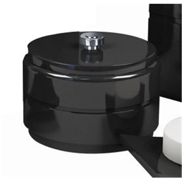 Tatara Group Loft Collection Cotton Swab-Cotton Container - Black Resin, 3PK - LT1H