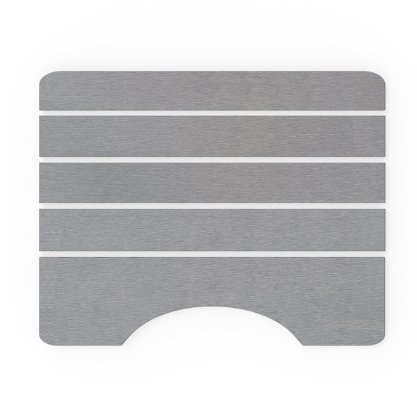 Castello Usa Diatomite Quick-Dry Stone Toilet Contour Mat - Gray - CB-DTM-G