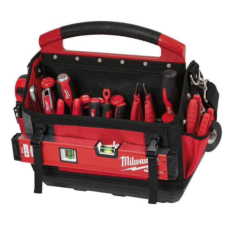 Milwaukee 15 in. PACKOUT Tote with 25 ft. Compact Tape Measure - 48-22-8315-48-22-6625