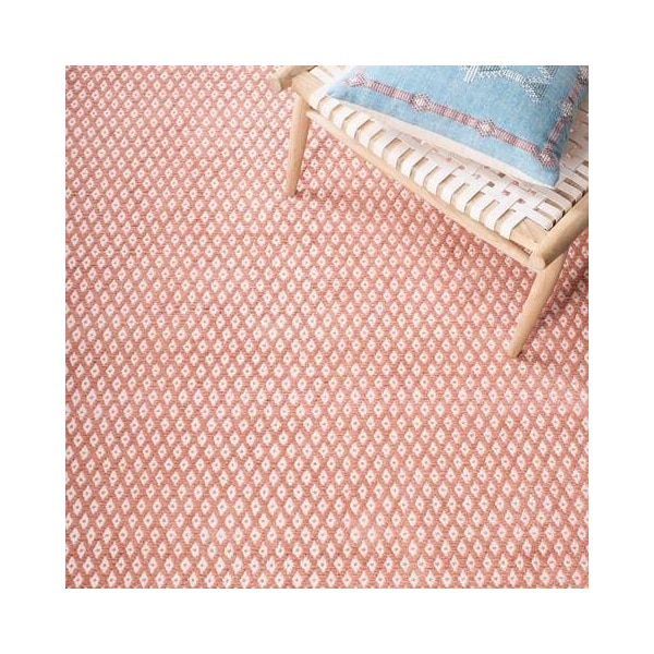 Safavieh 5 x 8 ft. Medium Rectangle Boston Hand Woven Bath Mats- Orange - BOS685C-5