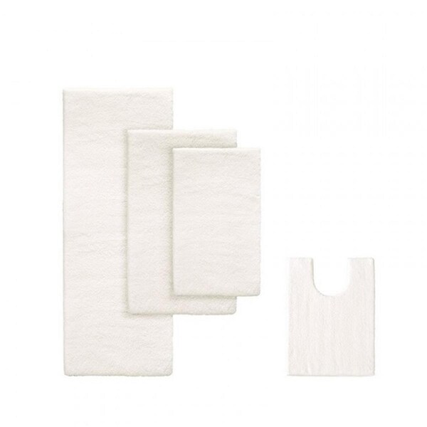 Madison Park Signature Madison Park Marshmallow Memory Bath Rug, Ivory - 24 x 40 in. - MPS72-167