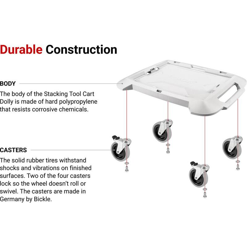 TEKTON Stacking Tool Cart Dolly 25.4 in. - OLB81001