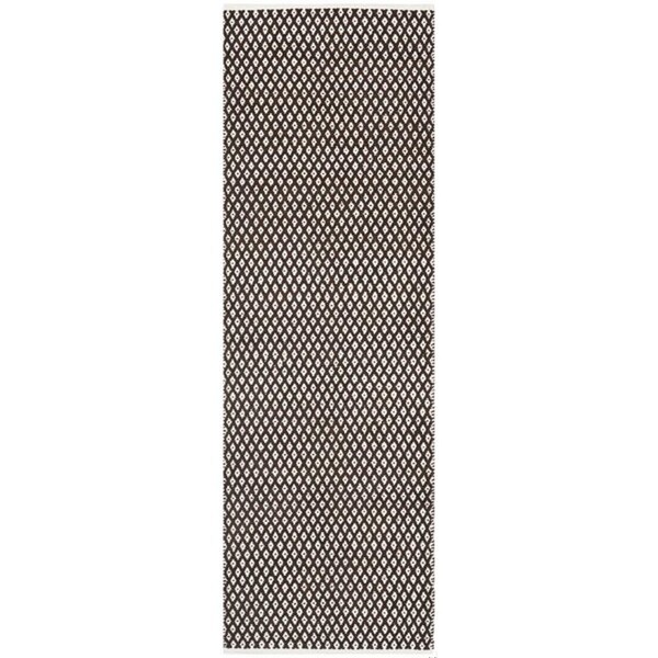 Safavieh 2 ft.-3 in. x 7 ft. Runner Boston Hand Woven Bath Mats- Brown - BOS685A-27