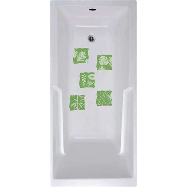 Finefabrics Assorted Floral Tiles No Slip Mat 5PK - FI703748