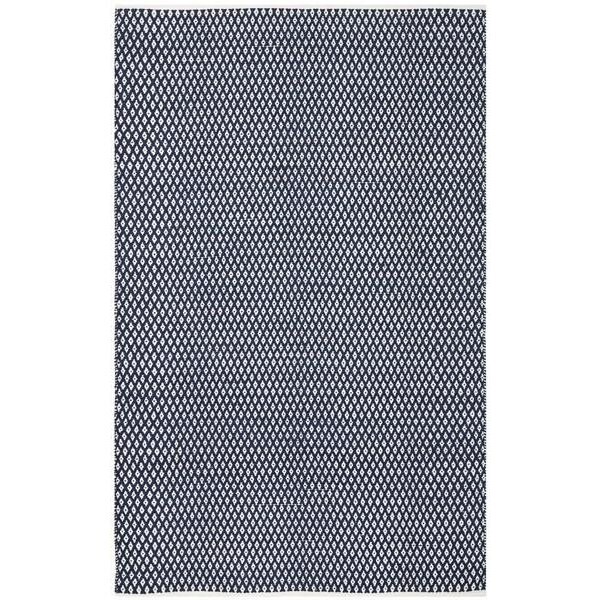 Safavieh 5 x 8 ft. Medium Rectangle Boston Hand Woven Bath Mats- Navy - BOS685D-5