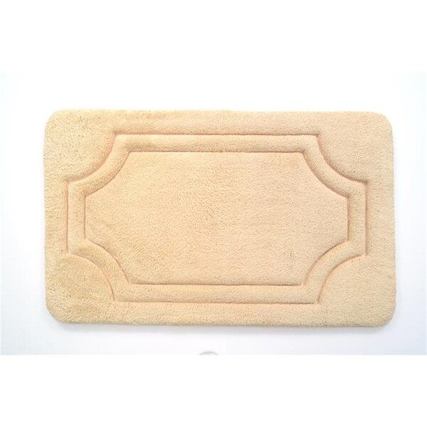 Stephan Roberts Home Stephan Roberts Home BFDM-34C725-12 21 x 34 in. Luxurious Memory Foam Bath Mat with Water Shield Technology - Biscotti Beige - BFDM-34C725-12