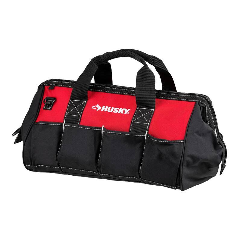 Husky 18 in. 14 Pocket Zippered Tool Bag - HD60018-TH