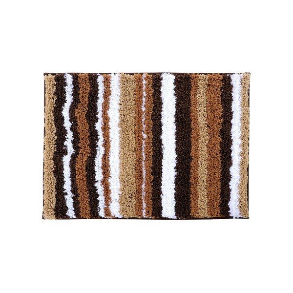 Better Trends Griffie Collection 100% Polyester  17' x 24' Rectangle Bath Rug in Cafe - BAGR1724CAF