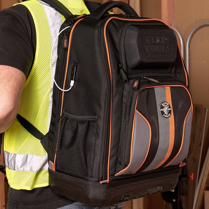 Klein Tools Tradesman Pro 20 in. XL Tech Tool Bag Backpack, 28 Pockets - 62805BPTECH