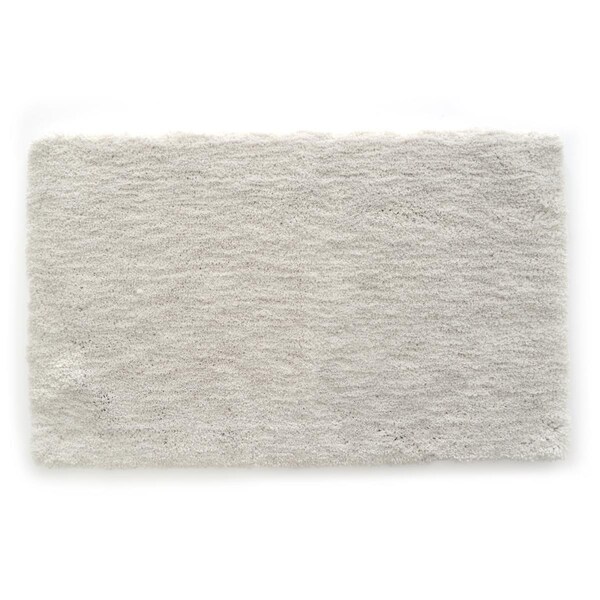 Stephan Roberts Home 21 x 34 in. Ultra Plush Polyester Shaggy Bath Mat - Gray - 34N-TSH40-12