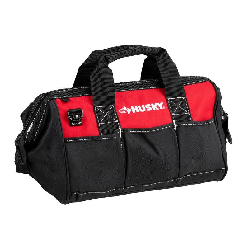 Husky 15 in. 8 Pocket Zippered Tool Bag - HD60015-TH