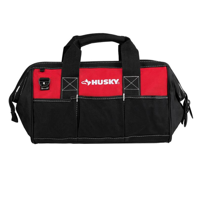 Husky 15 in. 8 Pocket Zippered Tool Bag - HD60015-TH