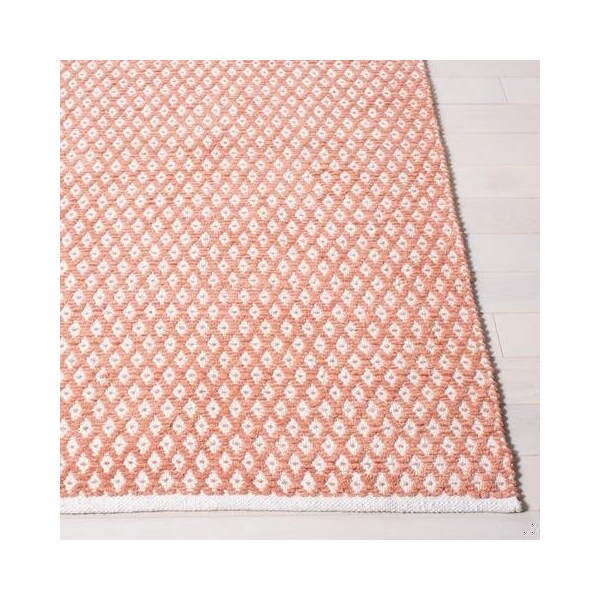 Safavieh 6 x 9 ft. Rectangle Boston Hand Woven Bath Mats- Orange - BOS685C-6