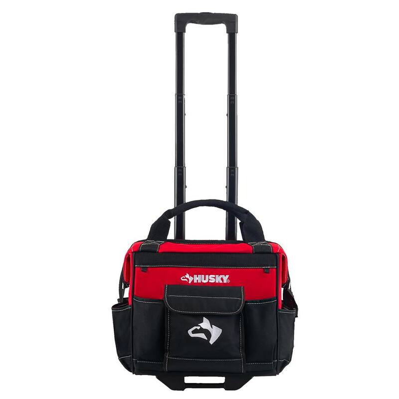 Husky 14 in. 13 Pocket Rolling Tool Bag - HD65014-TH