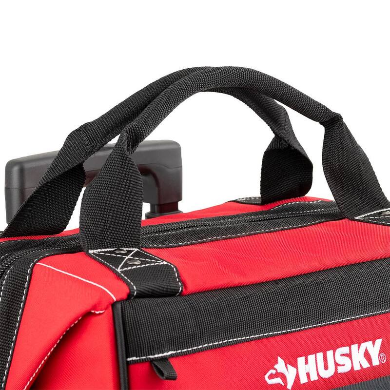 Husky 14 in. 13 Pocket Rolling Tool Bag - HD65014-TH