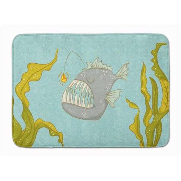 Carolines Treasures Carolines Treasures BB8541RUG Frog Fish Machine Washable Memory Foam Mat - BB8541RUG