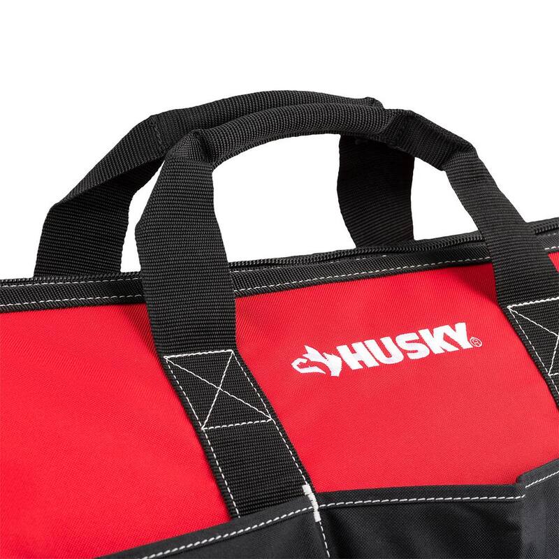 Husky 24 in. 16 Pocket Zippered Tool Bag - HD60024-TH