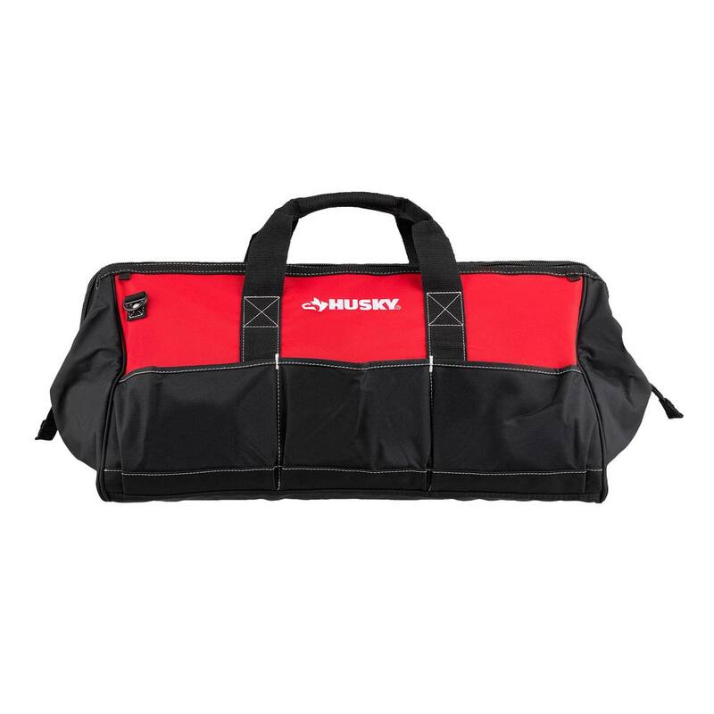 Husky 24 in. 16 Pocket Zippered Tool Bag - HD60024-TH