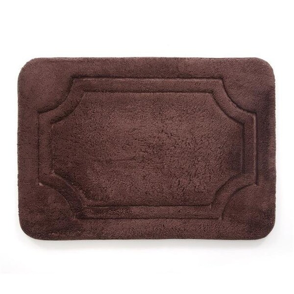 Stephan Roberts Home Stephan Roberts Home BFDM-34C787-12 21 x 34 in. Luxurious Memory Foam Bath Mat with Water Shield Technology - French Roast - BFDM-34C787-12