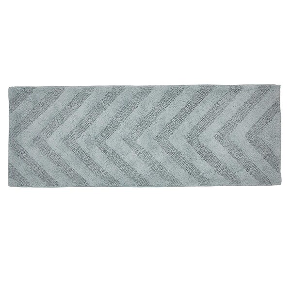 Better Trends Hugo Collection 100% Cotton 20' x 60' Runner Bath Rug in Blue - BAHG2060BL