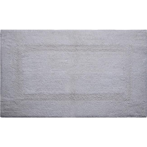 Better Trends Better Trends BALU2440GR 24 x 40 in. Lux Reversible Bath Rug; Grey - BALU2440GR