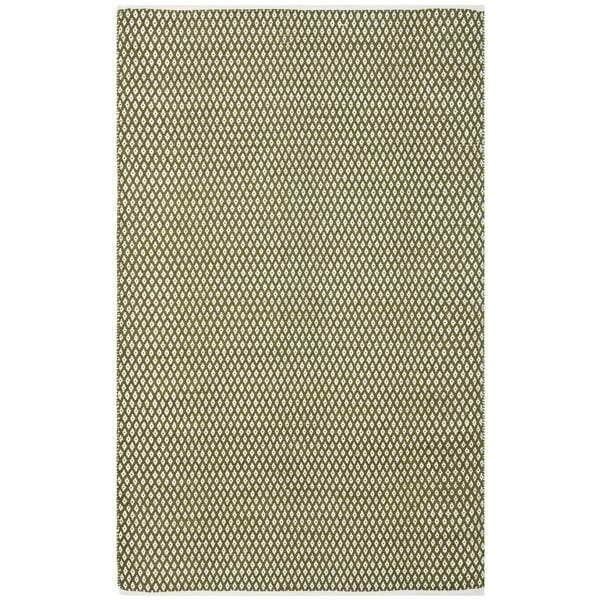Safavieh 4 x 4 ft. Square Boston Hand Woven Bath Mats- Olive - BOS685B-4SQ