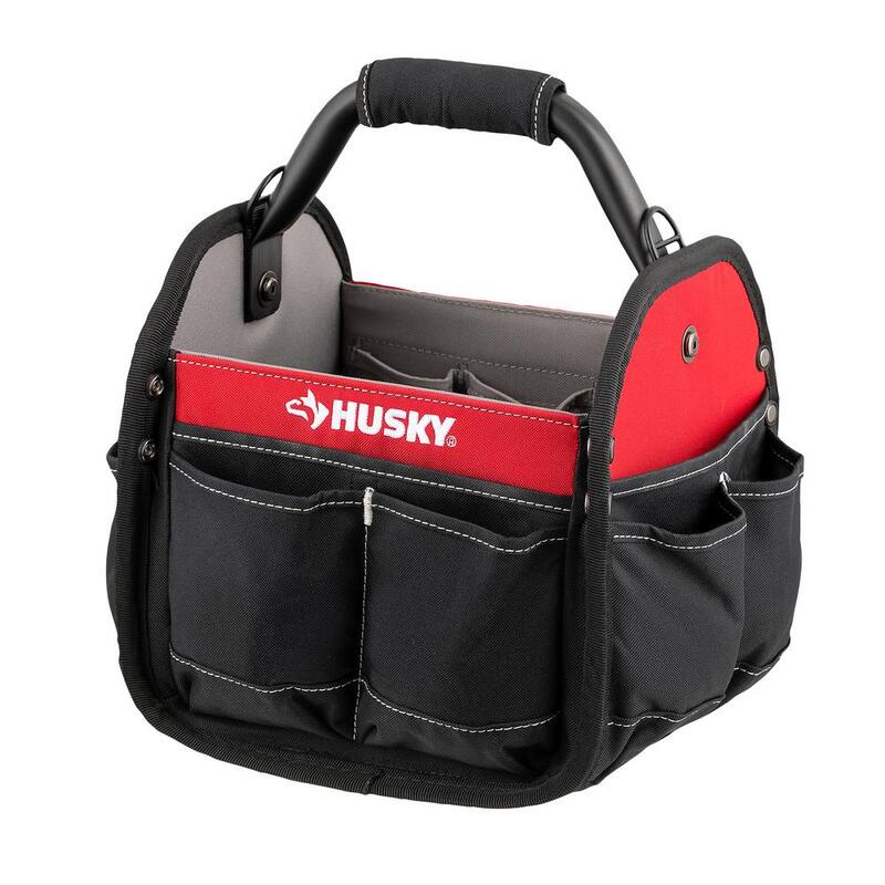 Husky 10 in. 15 Pocket Open Top Tool Bag - HD70010-TH