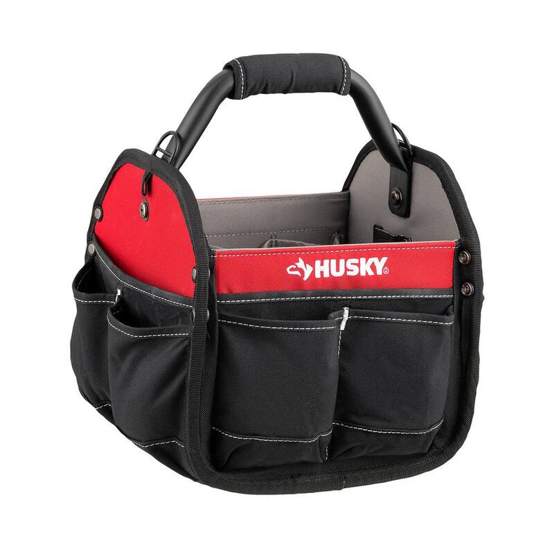 Husky 10 in. 15 Pocket Open Top Tool Bag - HD70010-TH