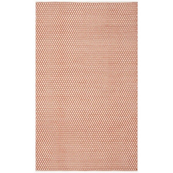 Safavieh 2 ft.-3 in. x 7 ft. Runner Boston Hand Woven Bath Mats- Orange - BOS685C-27