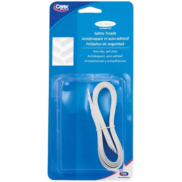 Carex Health Brands Carex Health Brands White Shower and Bath Treads Polyurethane 9.75 in. H - EN33CRD
