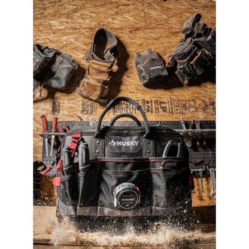 Husky Heavy-Duty 16 in. PRO Tool Bag - H-016-SLO