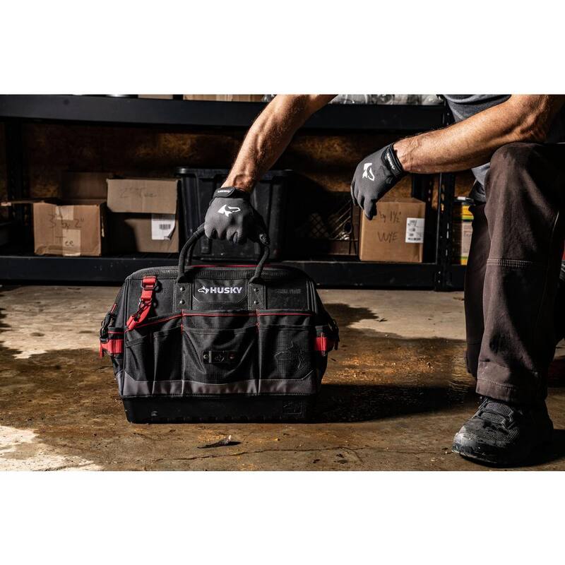 Husky Heavy-Duty 16 in. PRO Tool Bag - H-016-SLO