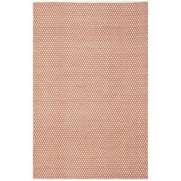 Safavieh 8 x 10 ft. Large Rectangle Boston Hand Woven Bath Mats- Orange - BOS685C-8