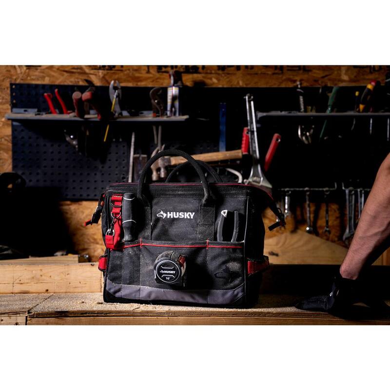 Husky Heavy-Duty 14 in. PRO Tool Bag - H-014-SLO