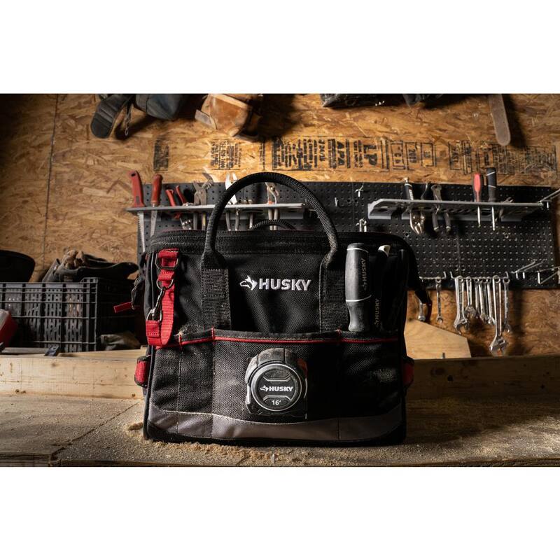 Husky Heavy-Duty 14 in. PRO Tool Bag - H-014-SLO