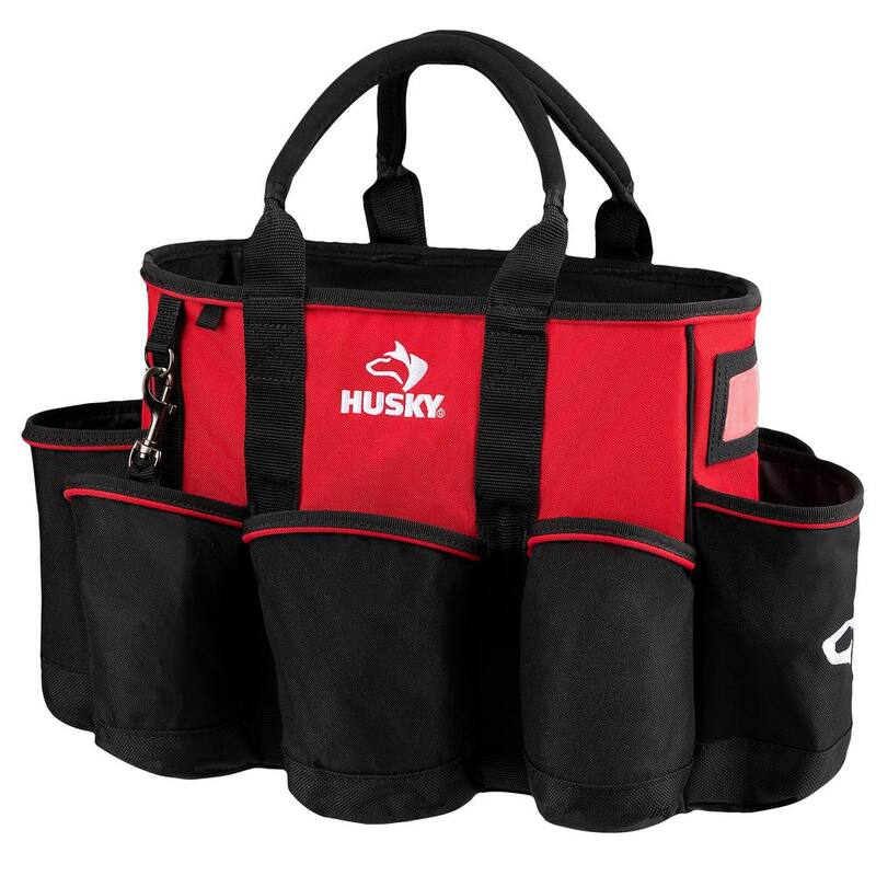 Husky 14 in. 15 Pocket Open Top Supply Tool Bag - HD60014-TH