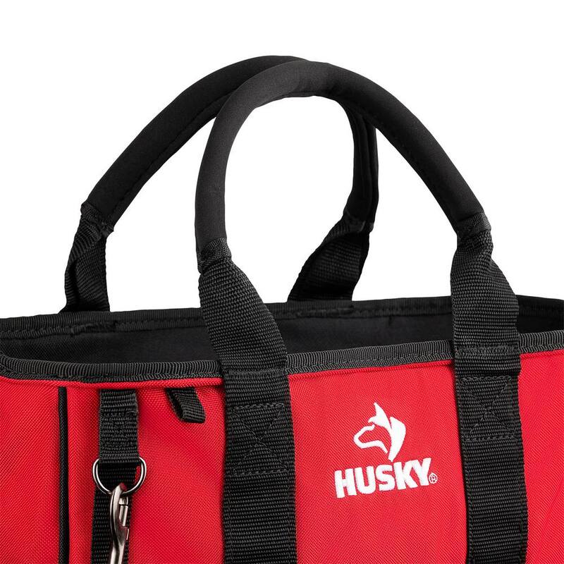 Husky 14 in. 15 Pocket Open Top Supply Tool Bag - HD60014-TH