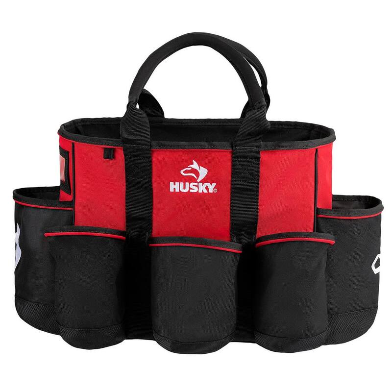 Husky 14 in. 15 Pocket Open Top Supply Tool Bag - HD60014-TH