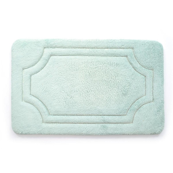 Betterbeds BFDM-24817-12 17 x 24 in. Luxurious Memory Foam Bath Mat with Water Shield Technology - Misty Blue - BE2606218