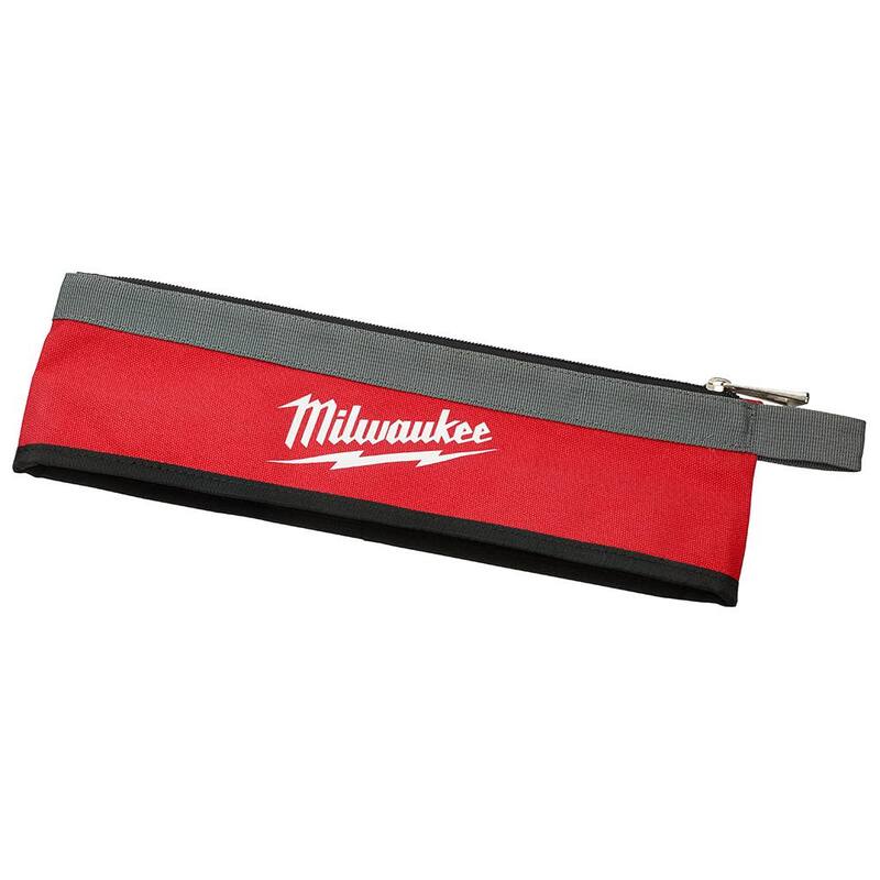 Milwaukee 14 in., 8 in. and 6 in. Multi-Size Zipper Tool Bags in Red (3-Pack) - 48-22-8183