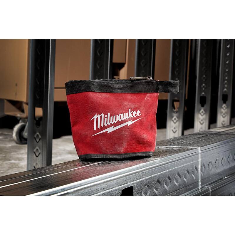 Milwaukee 14 in., 8 in. and 6 in. Multi-Size Zipper Tool Bags in Red (3-Pack) - 48-22-8183
