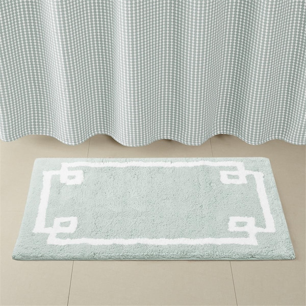 Madison Park 20 x 30 in. Cotton Tufted Rug - Seafoam - MP72-3611
