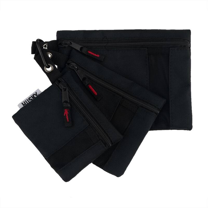 Husky Assorted Size Parts Organizer Pouch Bag Set - HD25200-TH