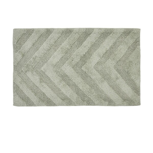 Better Trends Hugo Collection 100% Cotton 24' x 40' Rectangle Bath Rug in Sage - BAHG2440SA