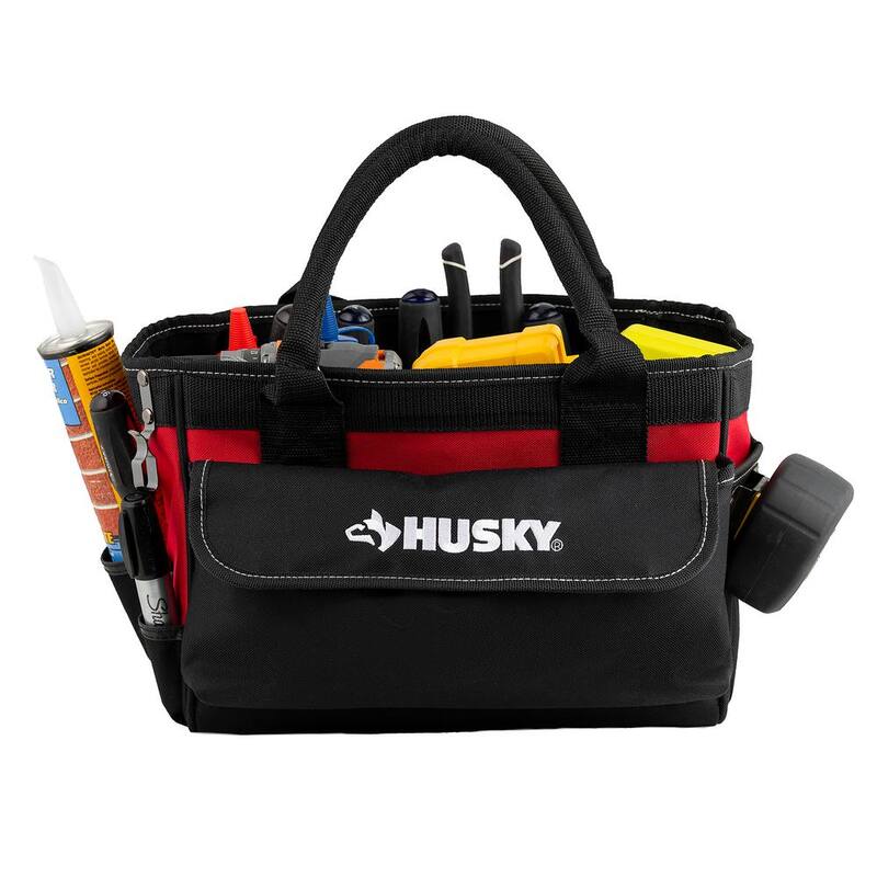 Husky 14 in. Open Tool Bag with 15 Pockets - HD60088A-TH